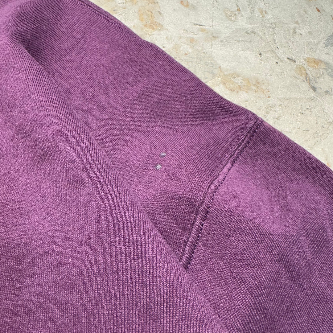 Used clothing Made in USA 80's~RUSSELLATHLETIC/Russell Athletic/Blank Crew Neck Sweatshirt/Plain/Size XXL