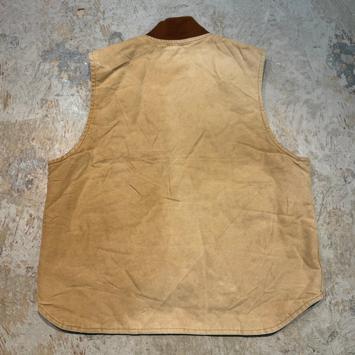중고 의류 Carhartt/ Carhartt/ Duck Vest/ Duck Fabric/ Size XL