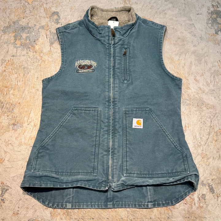 여성용 여성/ 기업 로고/ 오리 패브릭 조끼/ 보아 라이닝/ 사이즈 XS 용 여성용 의류 카르 하트