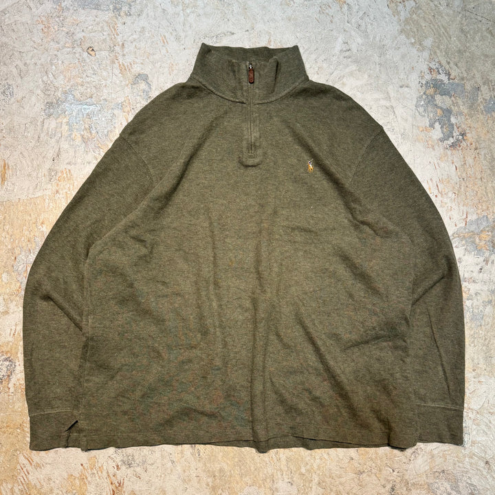 Ralph Lauren/ Polo Ralph Lauren/ Half Zip Knit Sweater/ Size XXL에 의해 중고 의류 폴로