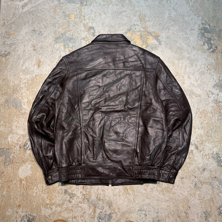 古着 ANDREW FEZZA/ジップアップレザージャケット/ サイズM
