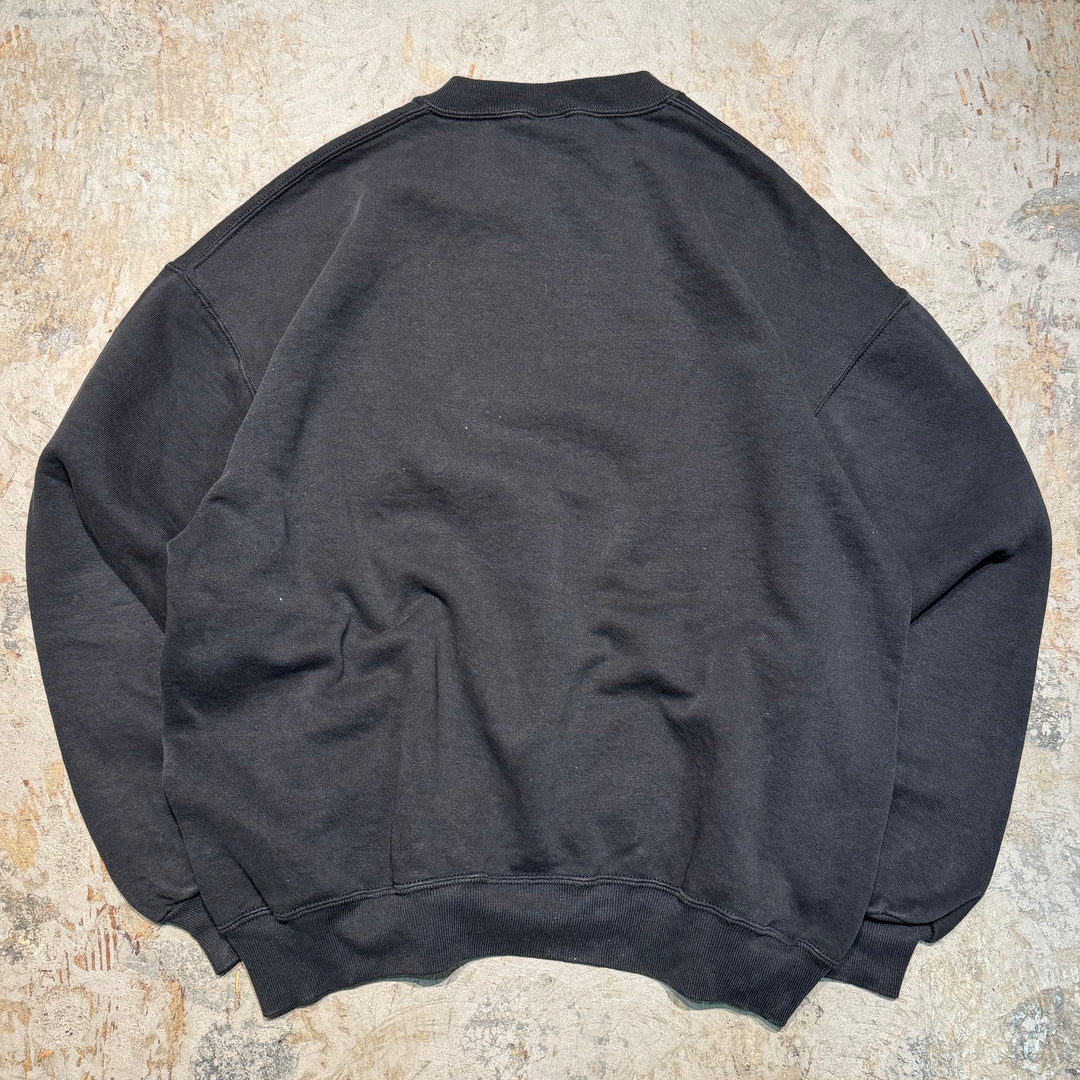 미국 80 년대에서 만든 중고 의류 ~ Russellathletic/ Russell Athletic/ Blank Crew Neck Sweatshirt/ Plain/ Size XL