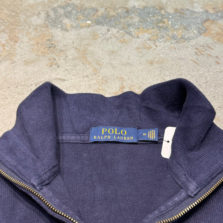 Used clothing POLO by Ralph Lauren/Polo Ralph Lauren/Half Zip Cotton Knit Sweater/Size M