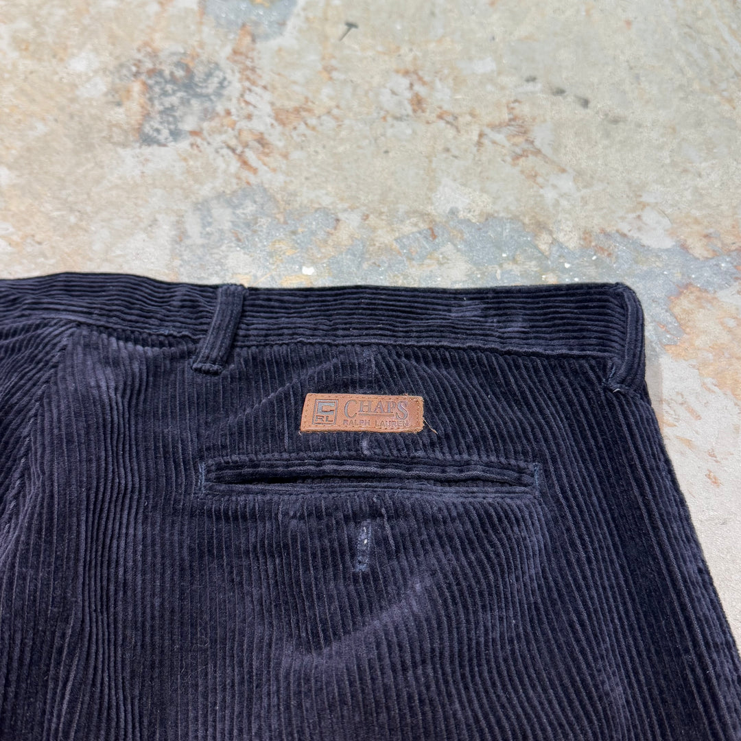 중고 의류 90 년대 챕터 Ralph Lauren/ Chaps Ralph Lauren/ Two-Tuck Corduroy 바지/ 실제 크기 36 x 30