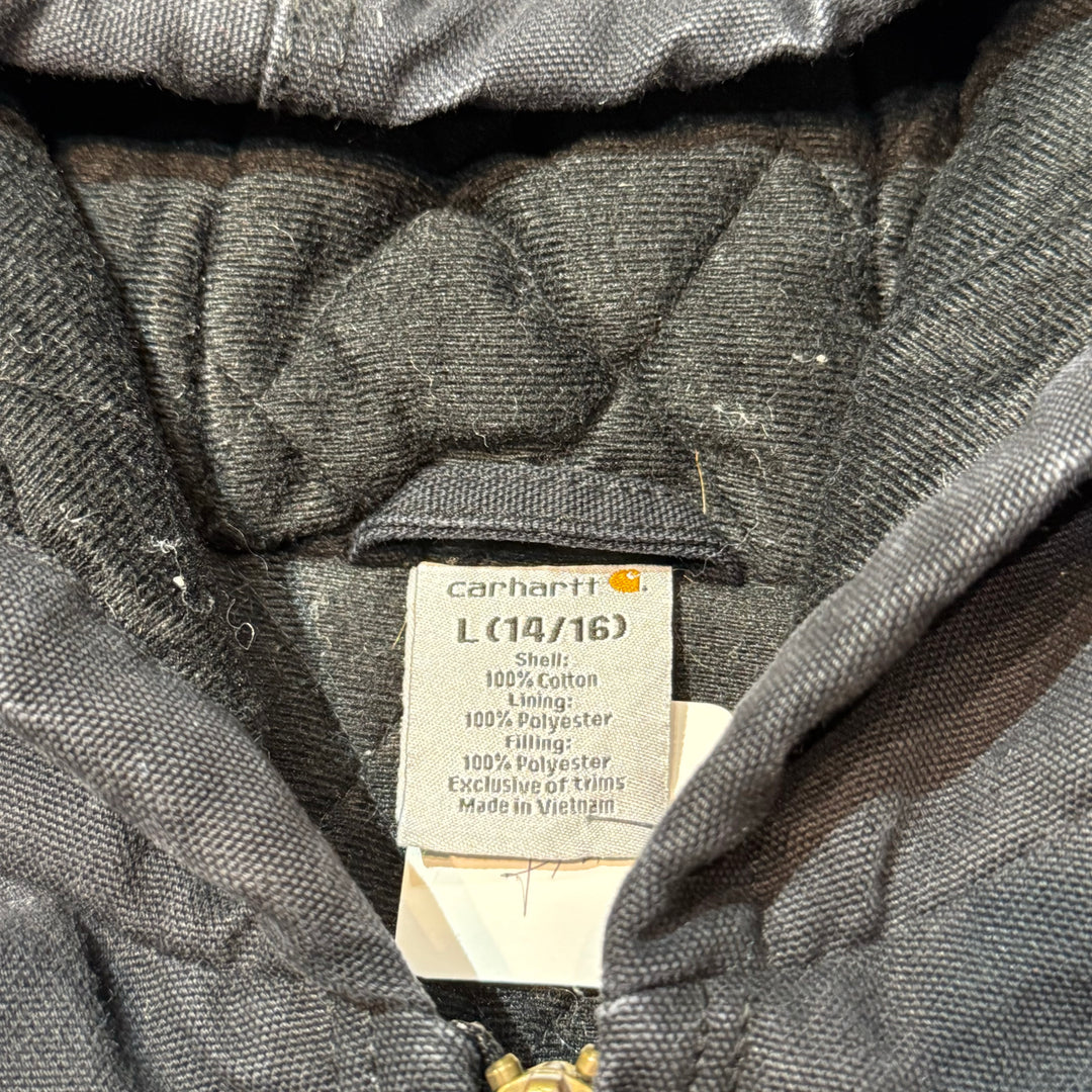 Used clothing carhartt/ Carhartt/ Active jacket/ Duck fabric/ Plain/ Padded/ Size L