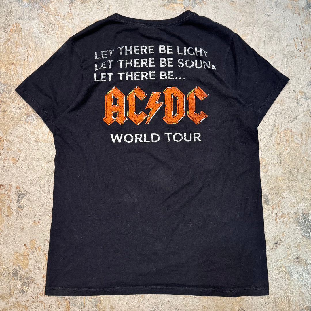 古着 AC/DC/ エーシー・ディーシー/ バンドプリントTシャツ/ サイズXL