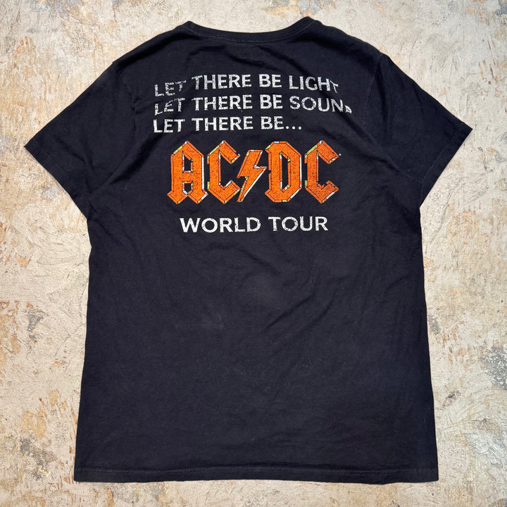 古着 AC/DC/ エーシー・ディーシー/ バンドプリントTシャツ/ サイズXL