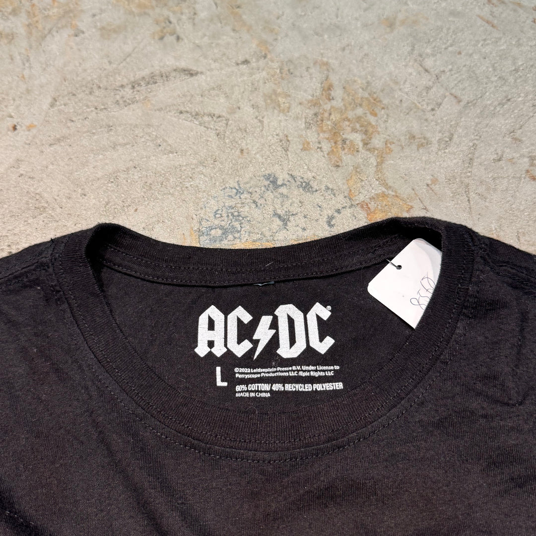 古着 AC/DC/ エーシー・ディーシー/ バンドプリントTシャツ/ サイズL