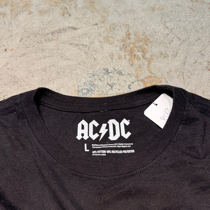 古着 AC/DC/ エーシー・ディーシー/ バンドプリントTシャツ/ サイズL