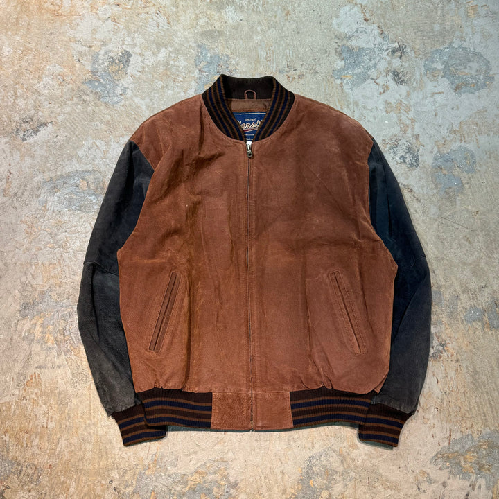 중고 의류 미국 빈티지/ 스웨이드 가죽 자켓/ 스웨이드 가죽 자켓/ 누벅/ 가죽/ 크기 L
