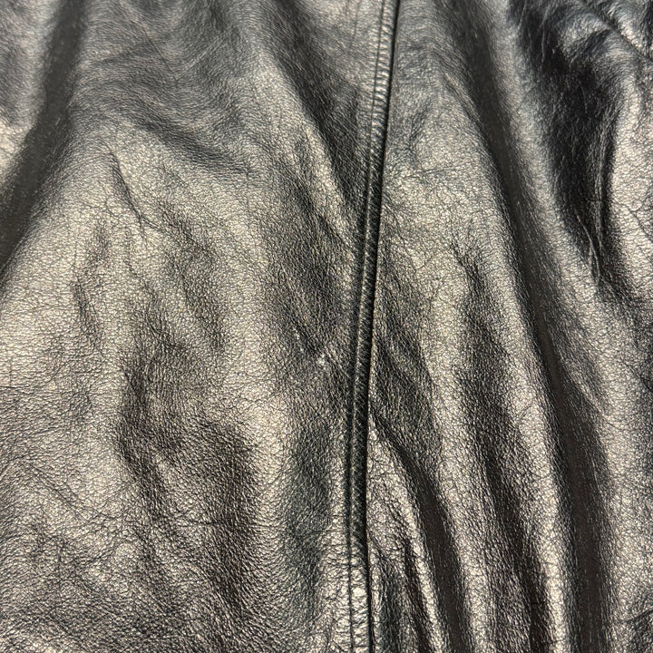 빈티지 윌슨스 가죽/ 윌슨 가죽/ 지퍼 업 가죽 자켓/ 크기 L