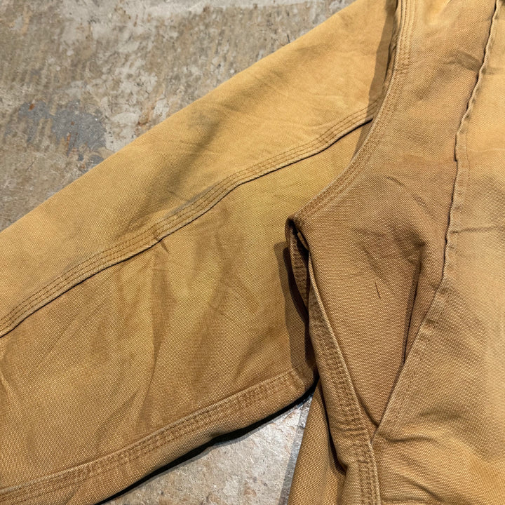 중고 의류 Carhartt/ Michigan Chore 코트/ 오리 직물/ 코듀로이 칼라/ 안감 담요/ 크기에 해당