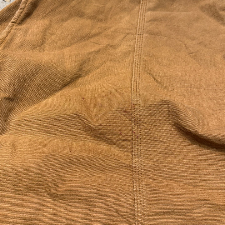 Used clothing Made in USA 70's~ Carhartt/ Carhartt/ Michigan Chore Coat/ Lining blanket/ Hooded/ Size L