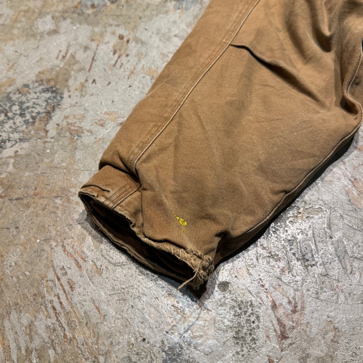 중고 의류 Carhartt/ Carhartt/ 전통적인 코트/ 퀼트 라이닝/ 코듀로이 칼라/ 크기 s