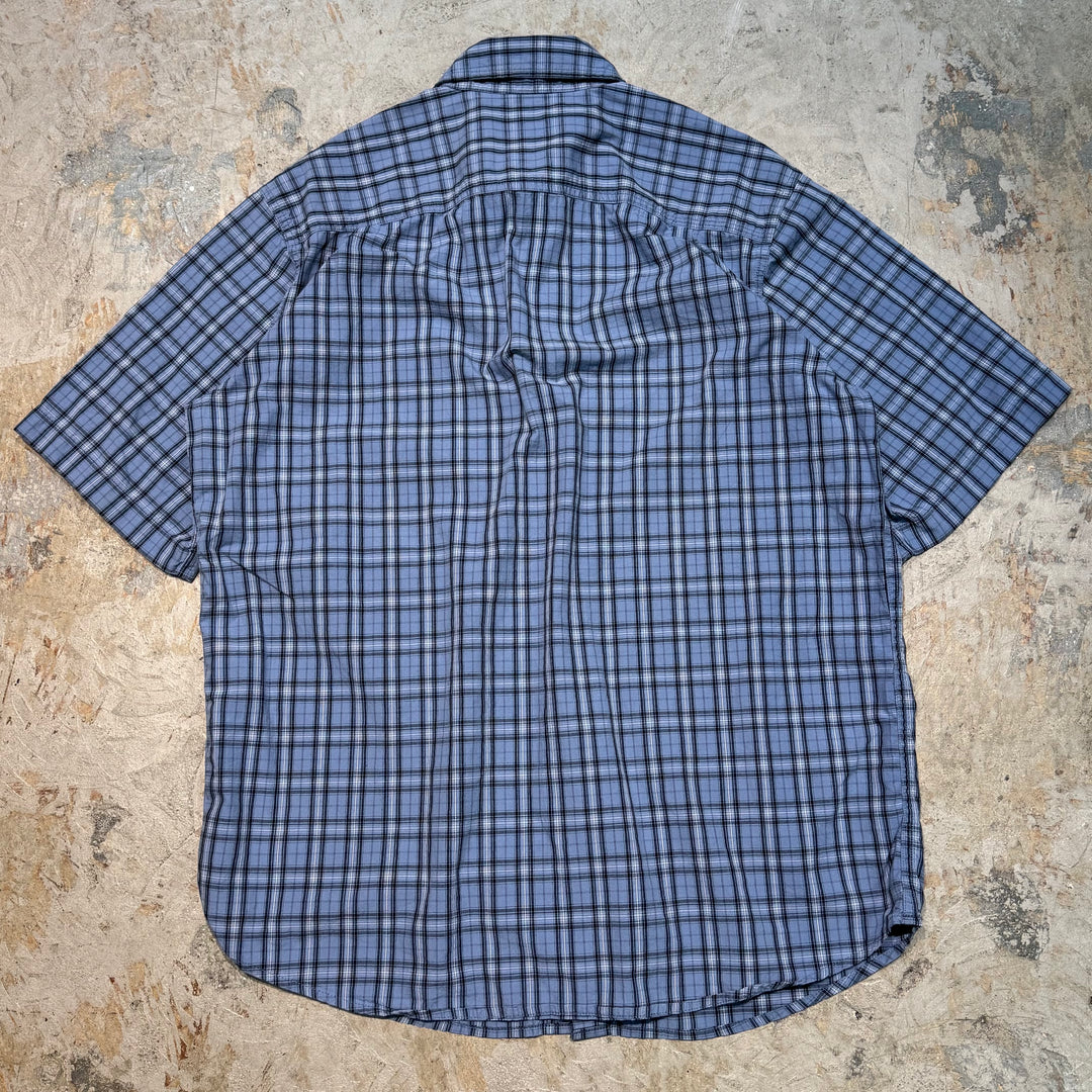 Used clothing carhartt/Carhartt/Button-down short sleeve shirt/Checked pattern/Size L