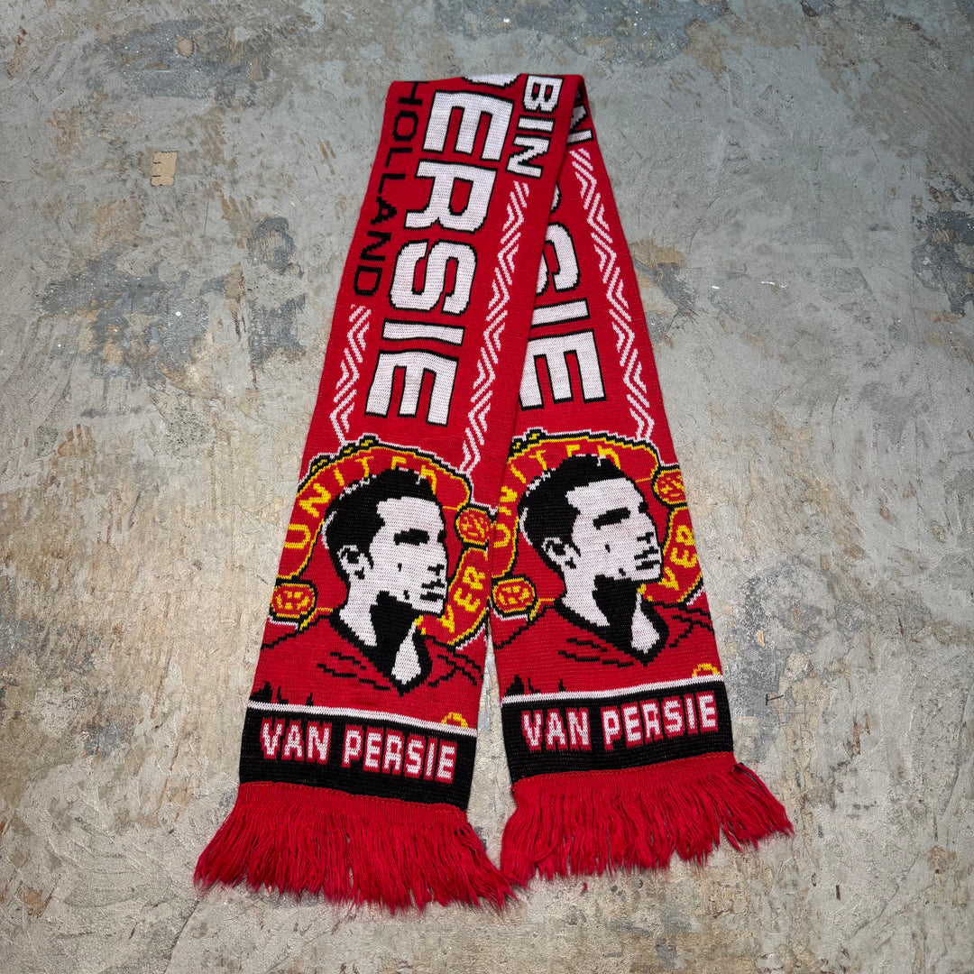 Used Soccer Scarf / MANCHESTER UNITED FC / Manchester United FC / ROBIN VAN PERSIE / UNITED &HOLLAND / United and Holland