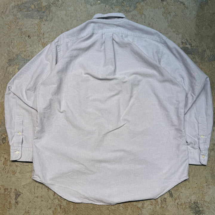 古着 90's POLO by Ralph Lauren/ ポロ バイ ラルフ ローレン/ ボタンダウン長袖シャツ/ サイズL