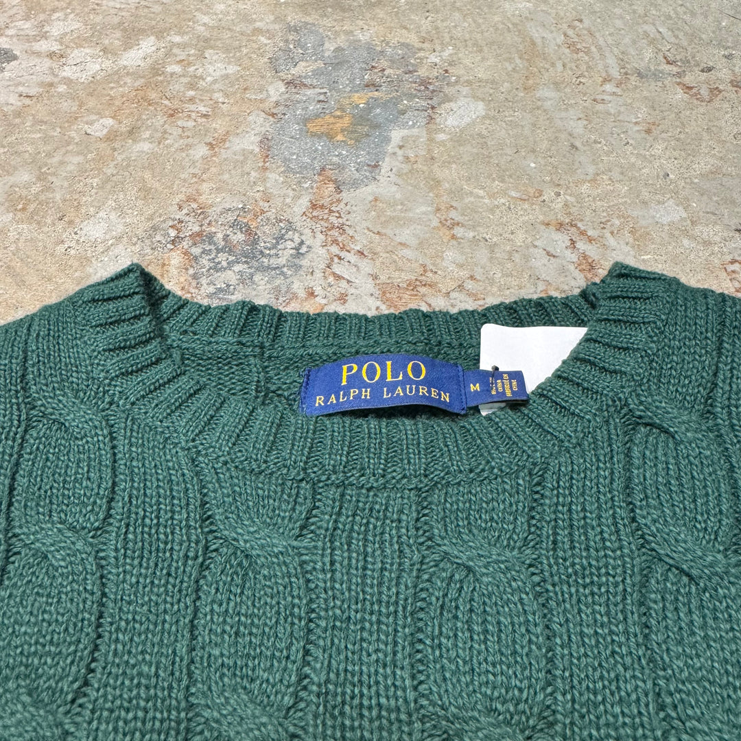 旧衣POLO by Ralph Lauren/ POLO拉尔夫劳伦/圆领针织毛衣/尺寸M