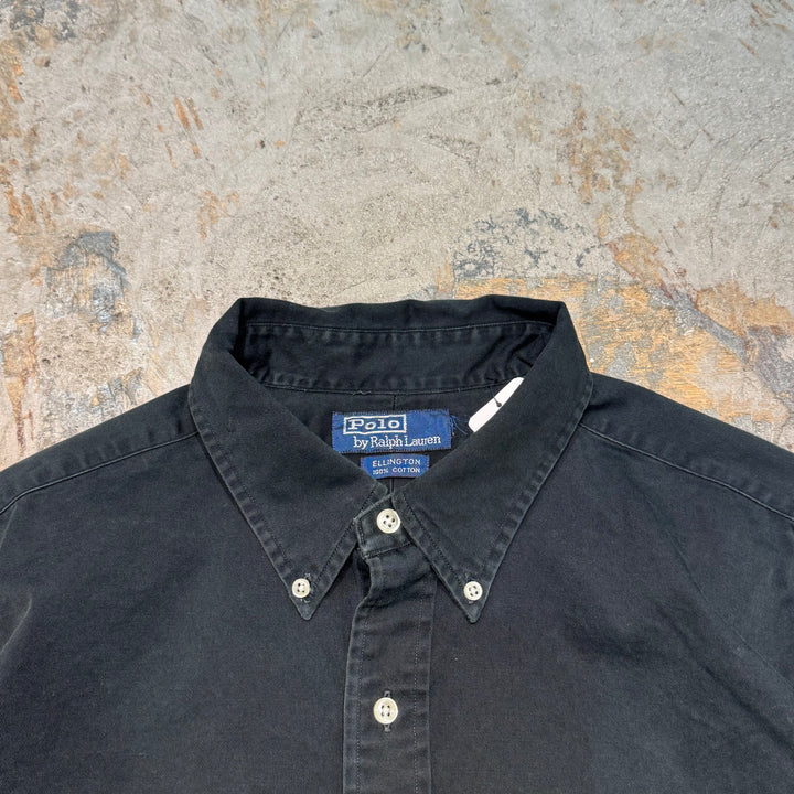 古着 POLO by Ralph Lauren/ ポロバイラルフ ローレン/ ボタンダウン長袖シャツ/ サイズL相当
