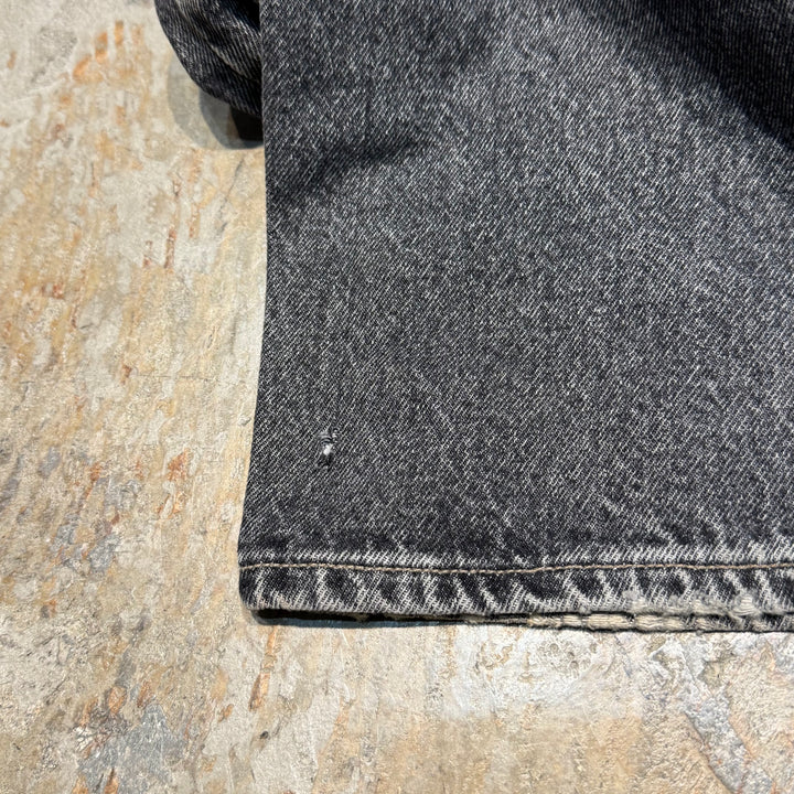 중고 의류 90 년대 ~ 레위/블랙 데님 바지/605/실제 크기 31 x 32