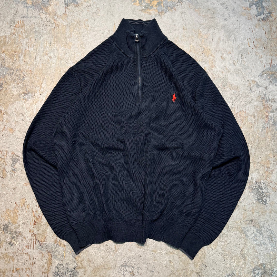 Ralph Lauren/ Polo Ralph Lauren/ Half Zip Knit 스웨터/ 피마면/ 크기 S의 중고 의류 폴로