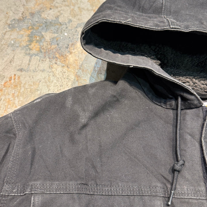 중고 의류 카르 하트/ 사암 후드 재킷/ 보아 라이닝/ 크기 L
