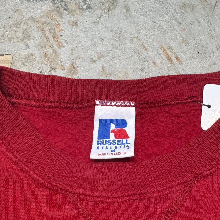 Used clothing 90's~ RUSSELL ATHLETIC/ Russell Athletic/ Blank crew neck sweatshirt/Size M