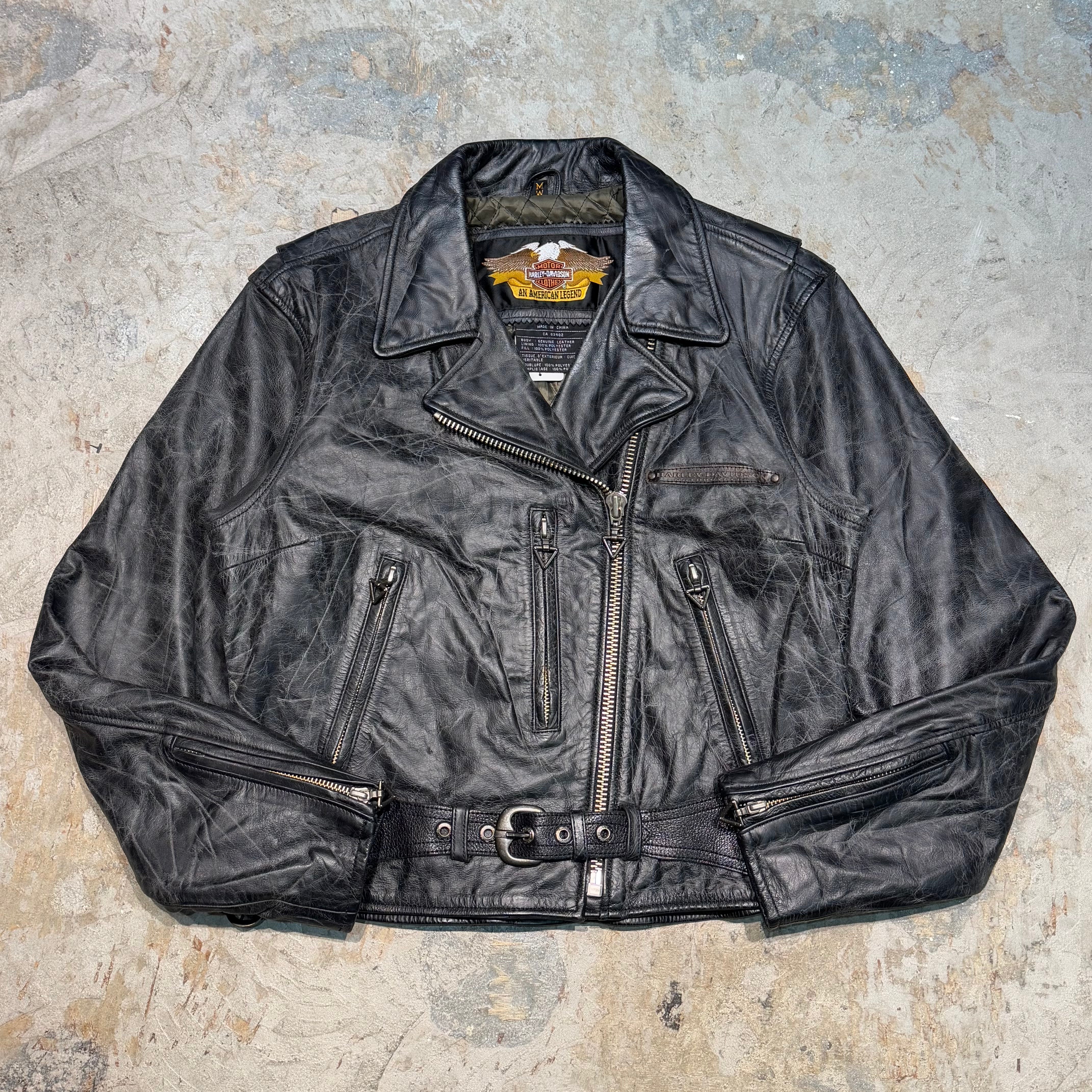 古着 HARLEY DAVIDSON/ハーレーダビットソン/ライダースジャケット