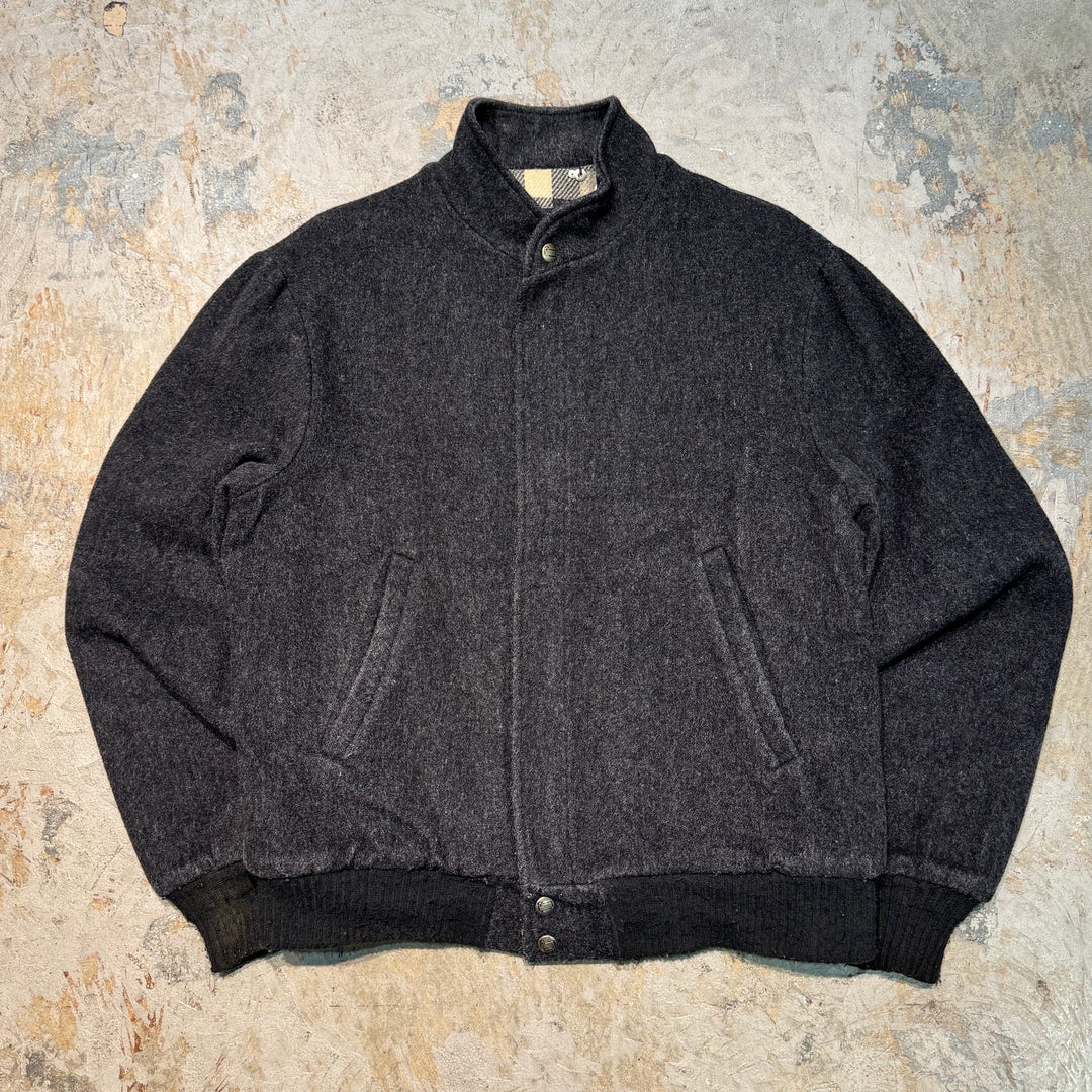 중고 의류 80 's USA Maked Woolrich/Woolrich/Lined Flannel/Checked Pattern/Wool 재킷/크기