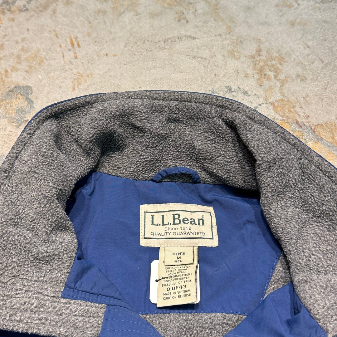 Used clothing L.L.Bean/ Warm-up jacket/ Fleece lining/ Padded/ Size M