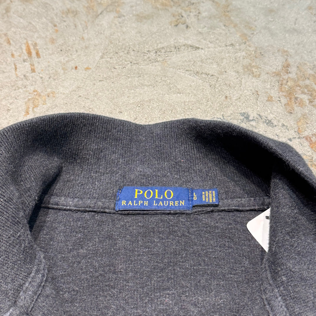 Used clothing POLO by Ralph Lauren/Polo Ralph Lauren/Half Zip Cotton Knit Sweater/Size L