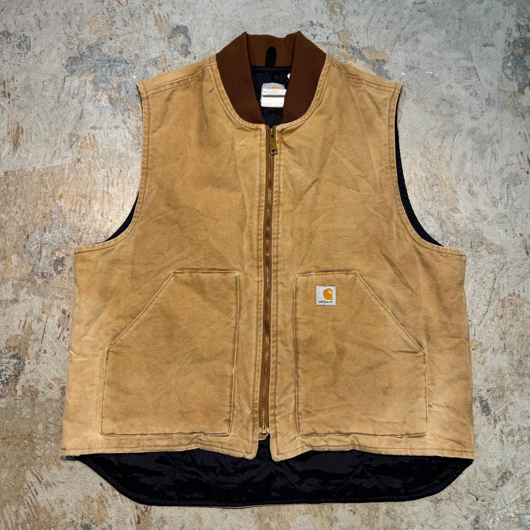 중고 의류 Carhartt/ Carhartt/ Duck Vest/ Duck Fabric/ Size XL