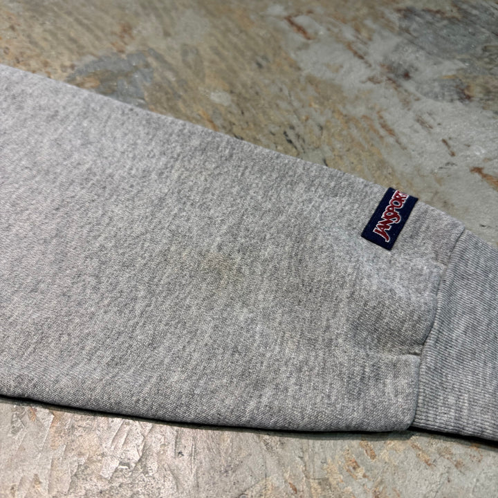 古着 USA製 90's JANSPORT/ジャンスポーツ/GRAND VALLEY STATE UNIVERSITY/クルーネックスウェット/カレッジロゴ/サイズXL