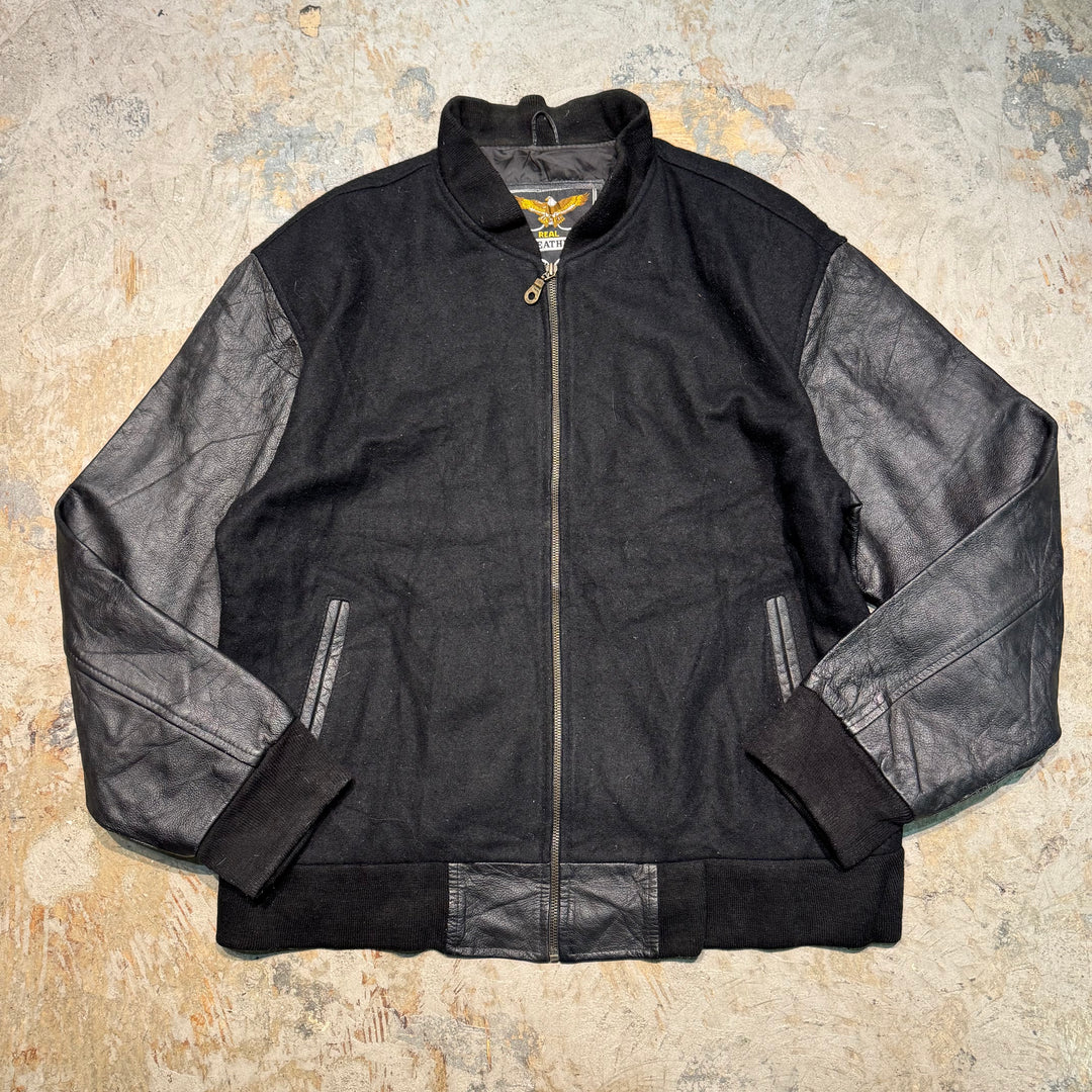 중고 의류 80 년대 Harley-Davidson / Stadium Jacket / Size L