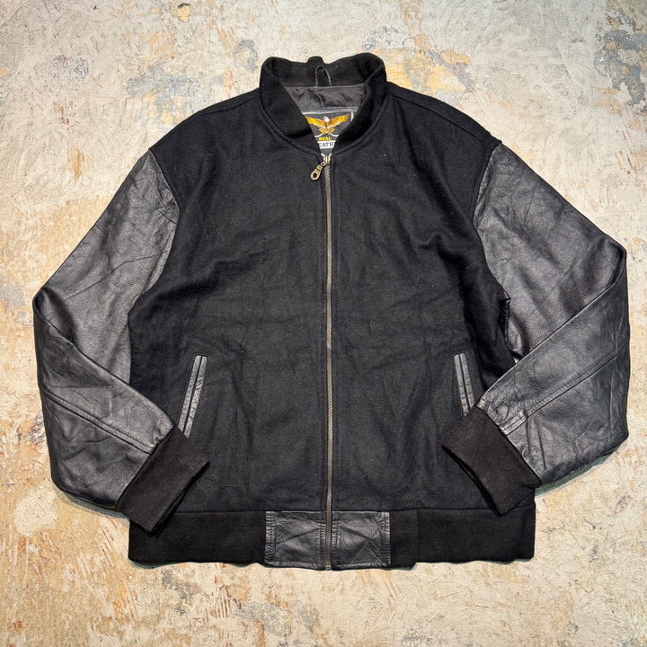 중고 의류 80 년대 Harley-Davidson / Stadium Jacket / Size L