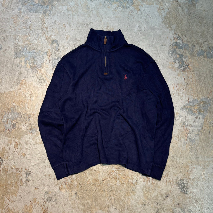 Used clothing POLO by Ralph Lauren/Polo Ralph Lauren/Half Zip Cotton Knit Sweater/Size M