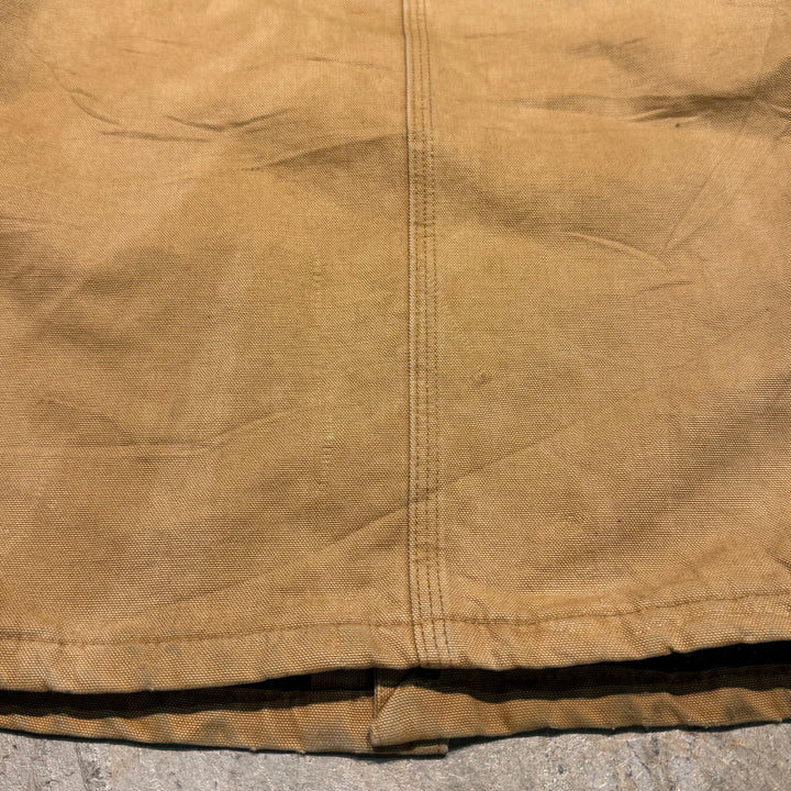 중고 의류 Carhartt/ Michigan Chore 코트/ 오리 직물/ 코듀로이 칼라/ 안감 담요/ 크기에 해당
