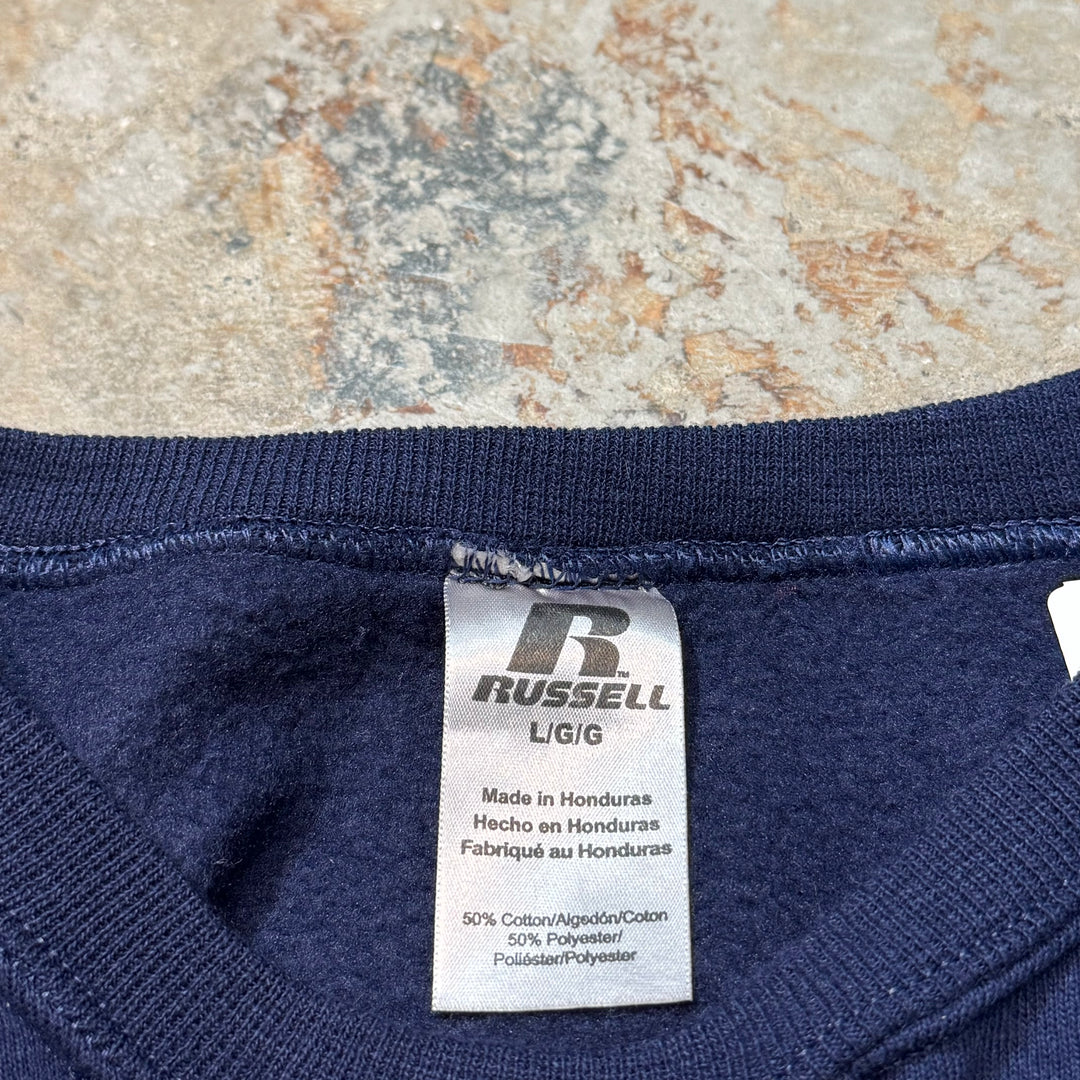 Used clothing RUSSELL ATHLETIC/ Russell Athletic/Crew neck blank sweatshirt/Plain/Size L