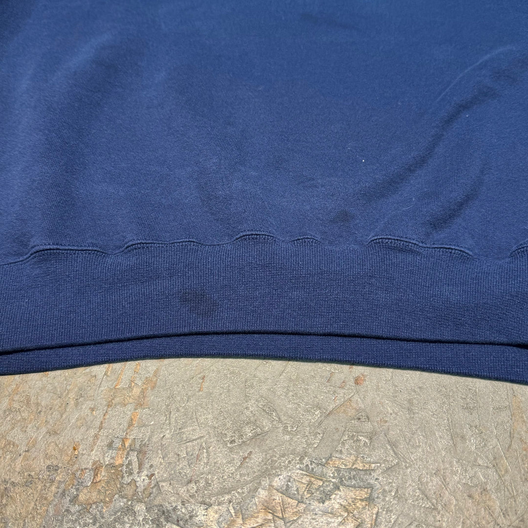 Used clothing Made in USA 80's~ RUSSELL ATHLETIC/ Russell Athletic/ Crew neck blank sweatshirt/ Plain/ Size L