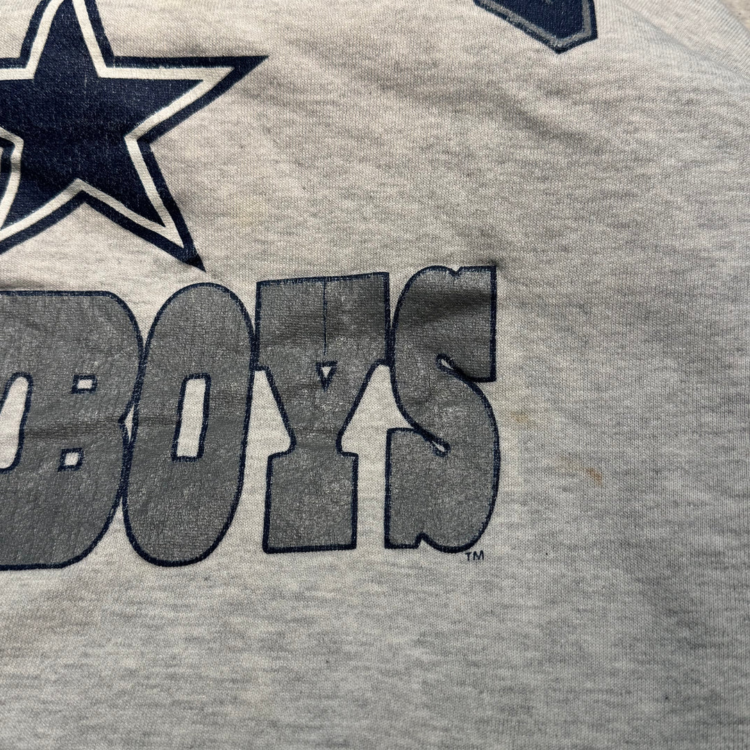 미국 80 년대에서 만든 중고 의류 ~ Russell Athletic/Russell Athletic/Dallas Cowboys/Dallas Cowboys/NFL/Crew Neck Weketshirt/Size XL
