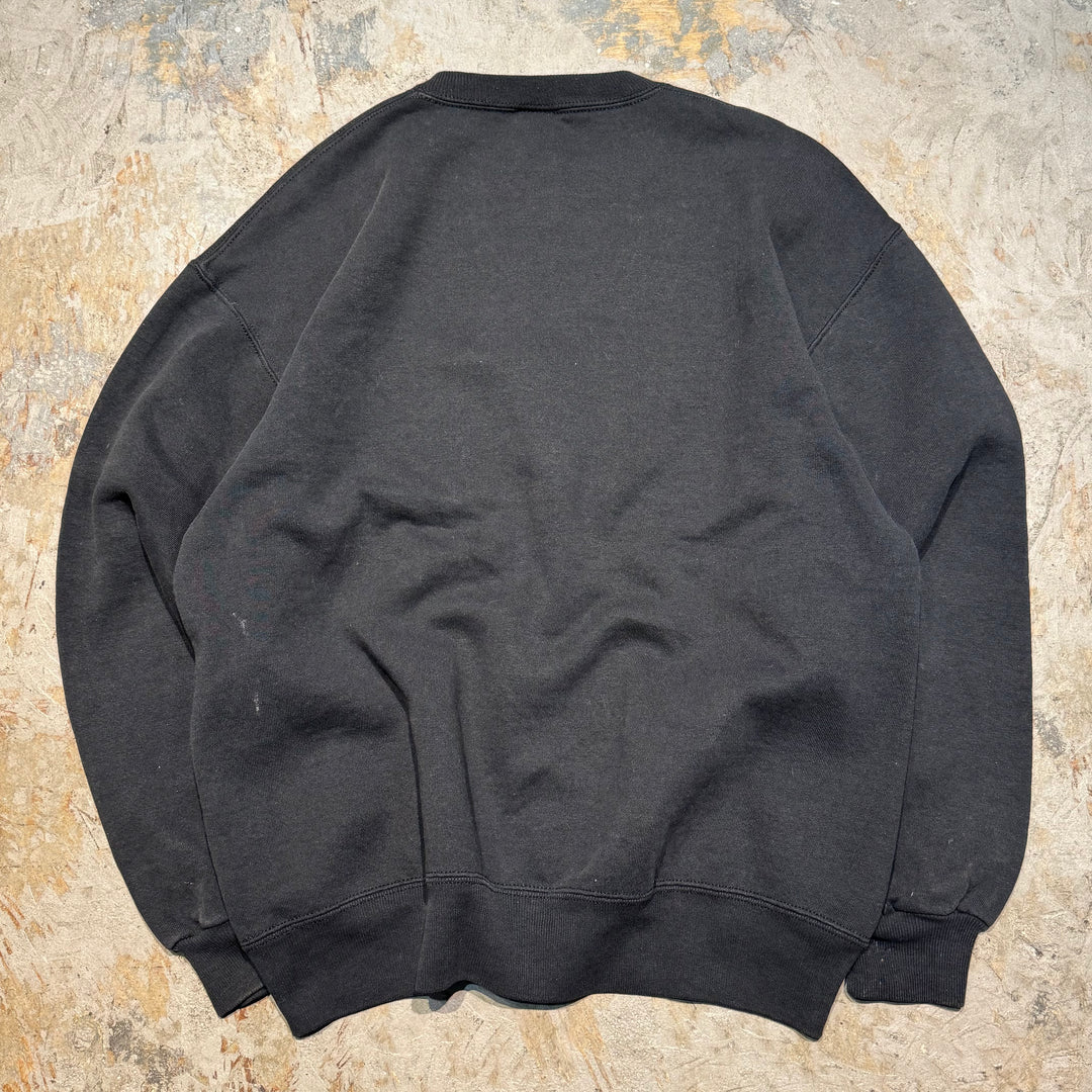 Used clothing Made in USA 80's~ RUSSELLATHLETIC/ Russell Athletic/ Blank Crew Neck Sweatshirt/ Plain/ Size L