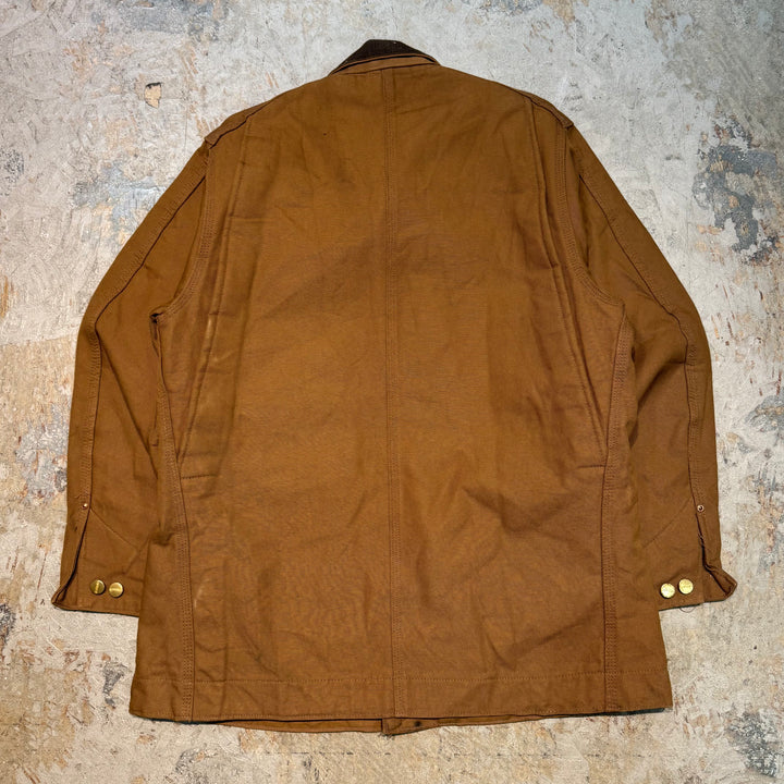 미국에서 만든 중고 의류 Carhartt/ Michigan Chore Coat/ Duck Fabric/ Corduroy Collar/ 안감 담요/ 크기에 해당합니다.