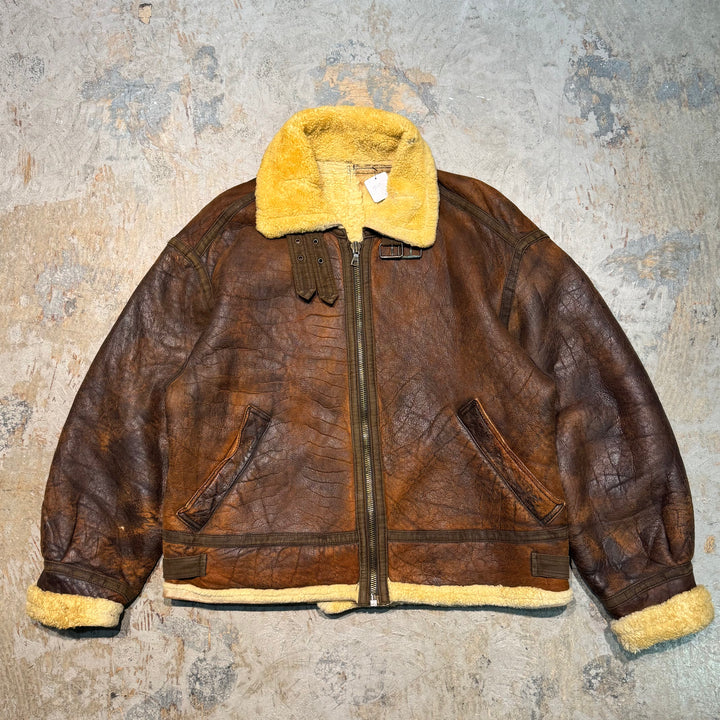 古着 USAVINTAGE/ ムートンジャケット/ サイズL-XL相当
