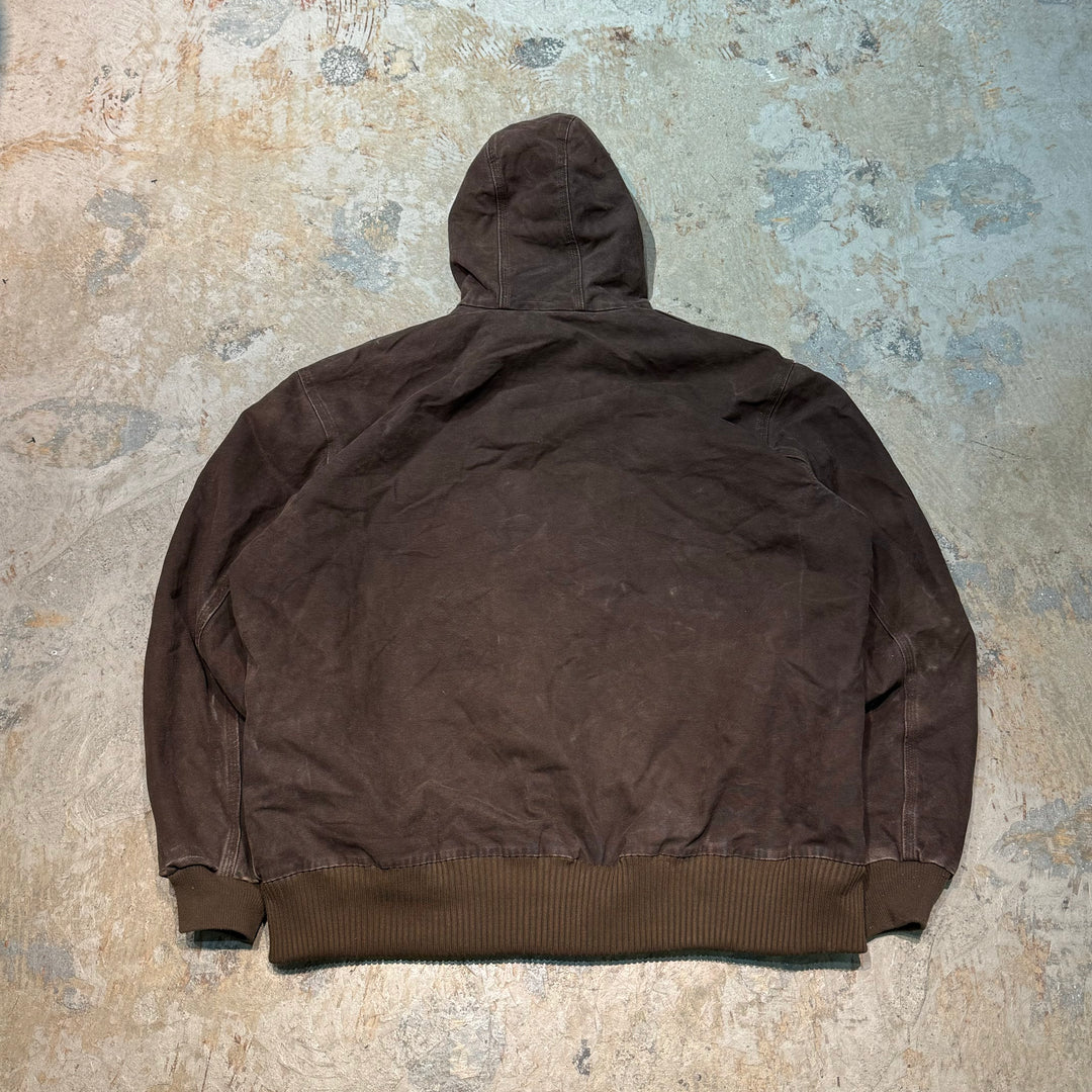 Used clothing 90's/ carhartt/ active jacket/ duck fabric/ plain/ padded/ size XL
