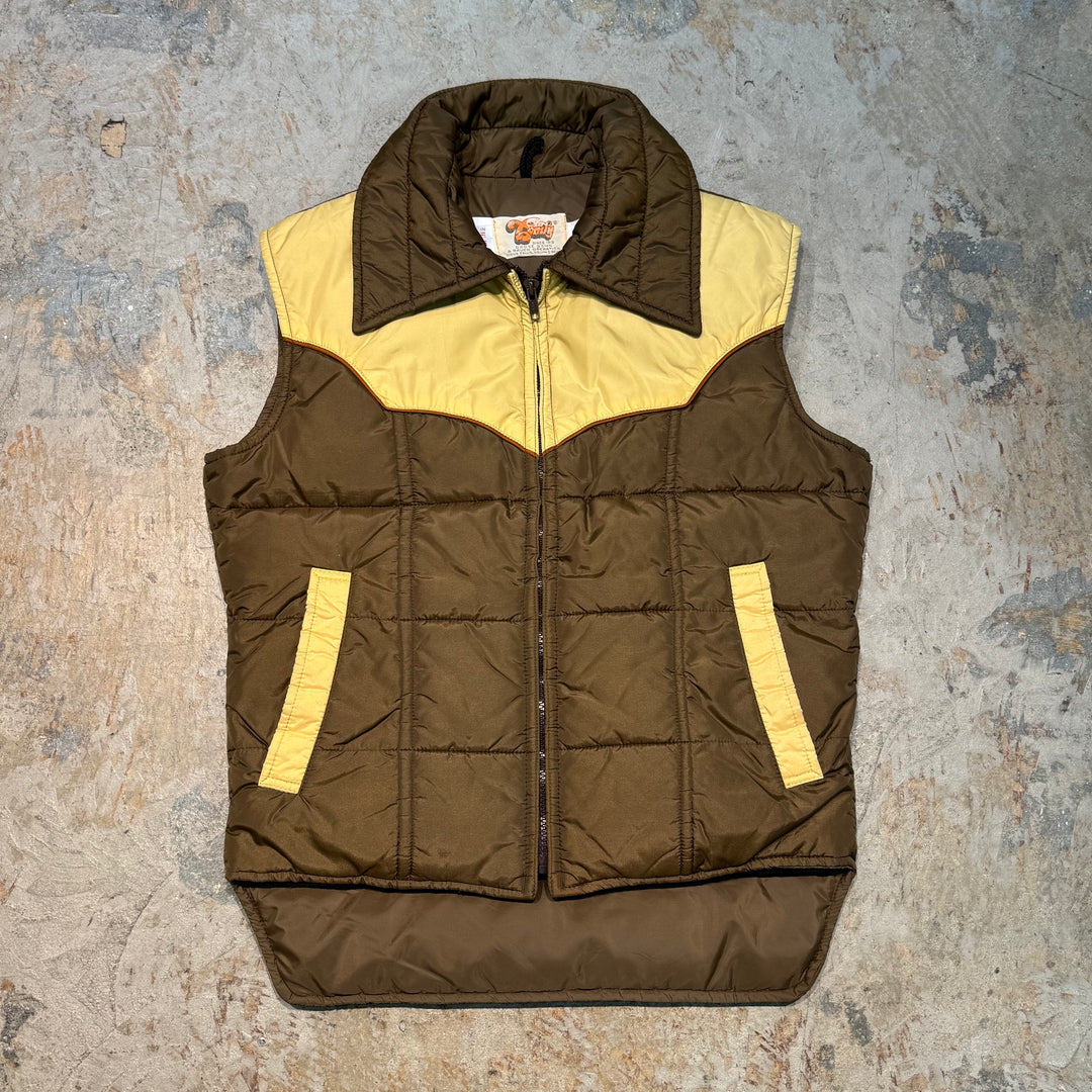 미국에서 만든 중고 의류 70 년대 ~ 80 년대 편안한/ confy/ 야외 의복 아래 조끼/ 크기 s