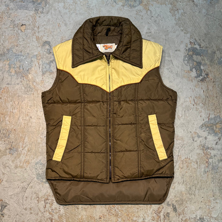 미국에서 만든 중고 의류 70 년대 ~ 80 년대 편안한/ confy/ 야외 의복 아래 조끼/ 크기 s