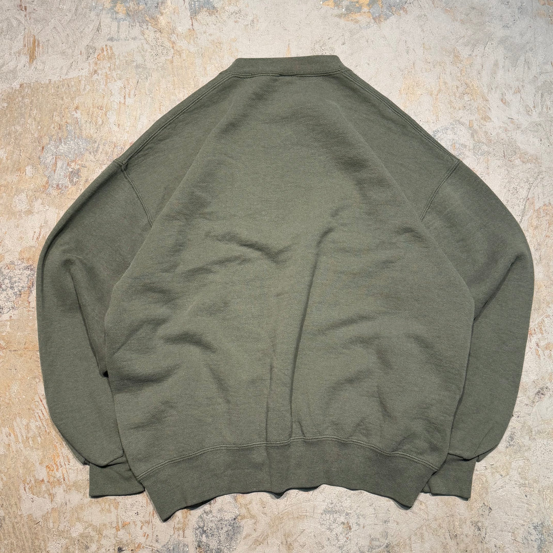 Used clothing Made in USA 80's~ RUSSELLATHLETIC/ Russell Athletic/ Blank Crew Neck Sweatshirt/ Plain/Size XL