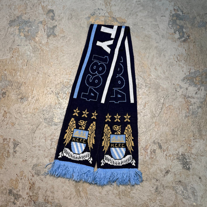 Used clothing soccer scarf / MANCHESTER CITY FC / Manchester City / Premier League