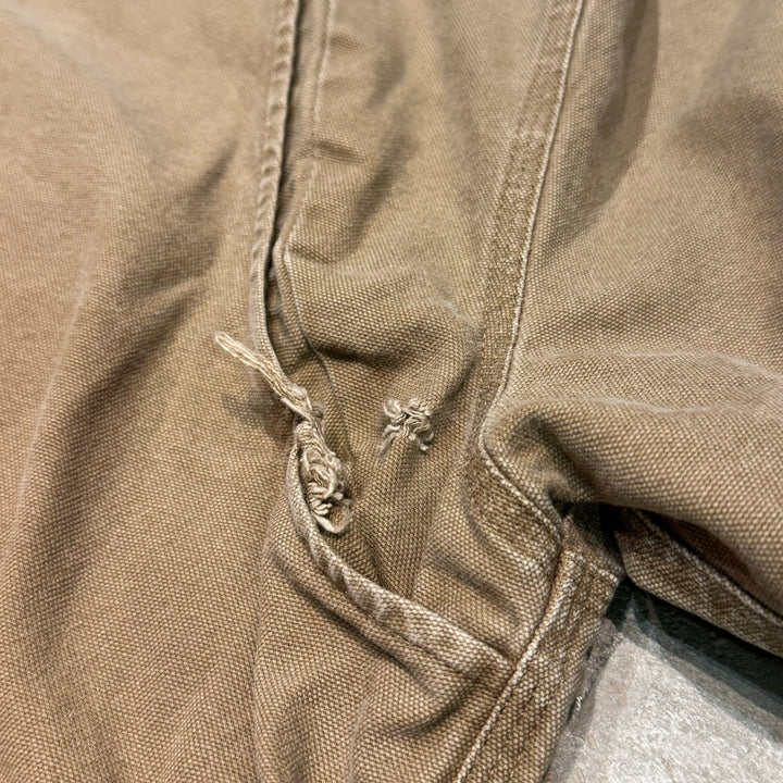 Used clothing CARHARTT/Carhartt/Canvas shirt jacket/Check lining/Size L