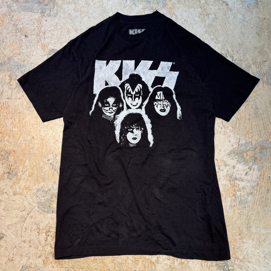 古着 KISS/キッス/バンドプリントTシャツ/ サイズLT
